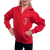 Bluza GILDAN Full Zip Sweatshirt Youth Red – S (1).png