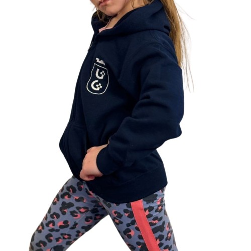 Bluza GILDAN Full Zip Sweatshirt Youth Navy - XS (2).jpg