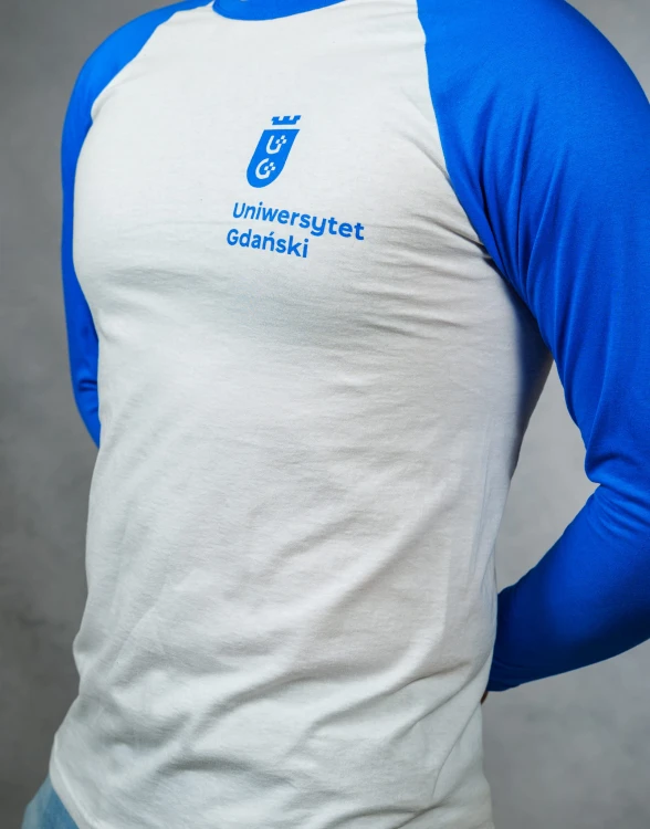 T-shirt FRUIT OF THE LOOM Valueweight Long Sleeve Baseball T WHITE_ROYAL BLUE (3).jpg
