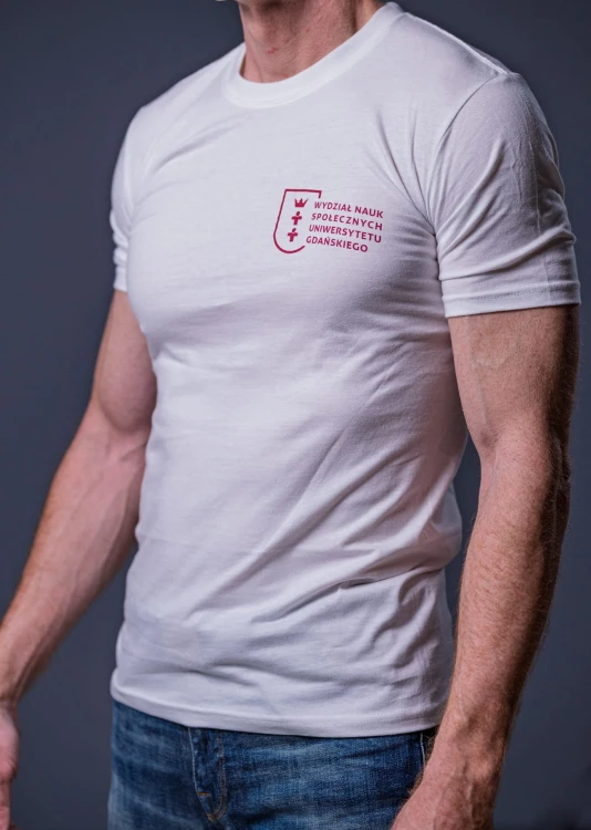 T-shirt STEDMAN Classic-T Fitted z logo WNS WHITE (3).jpg